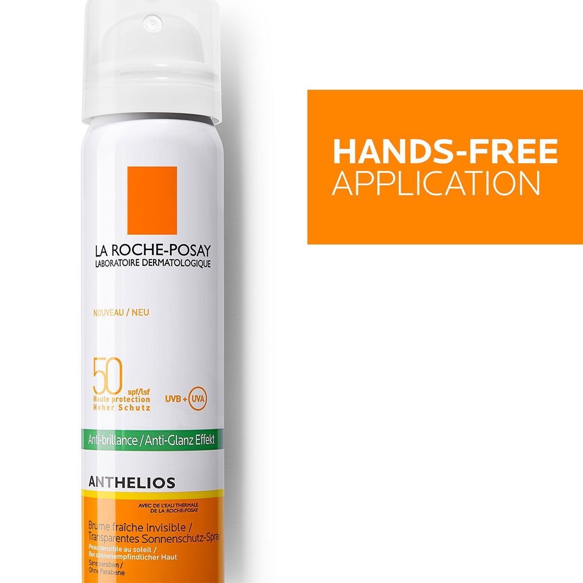 La Roche Posay 產品頁面 陽光 Anthelios Mist全效廣譜抗油光清爽防曬噴霧 Spf50 75ml 3337875549530