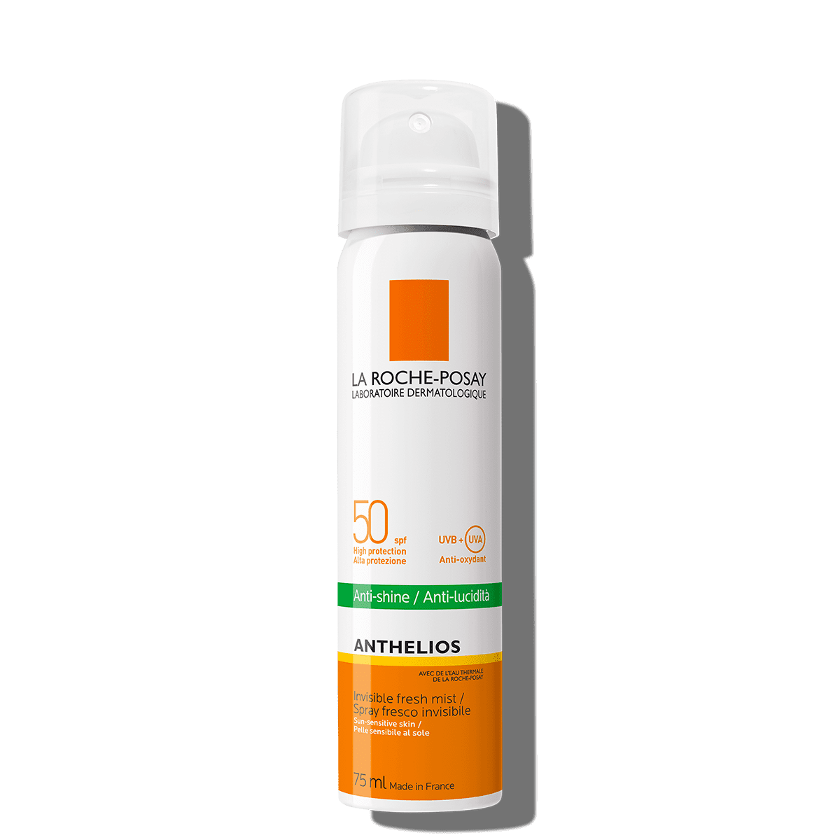 La Roche Posay 產品頁面 陽光 Anthelios Mist全效廣譜抗油光清爽防曬噴霧 Spf50 75ml 3337875549530