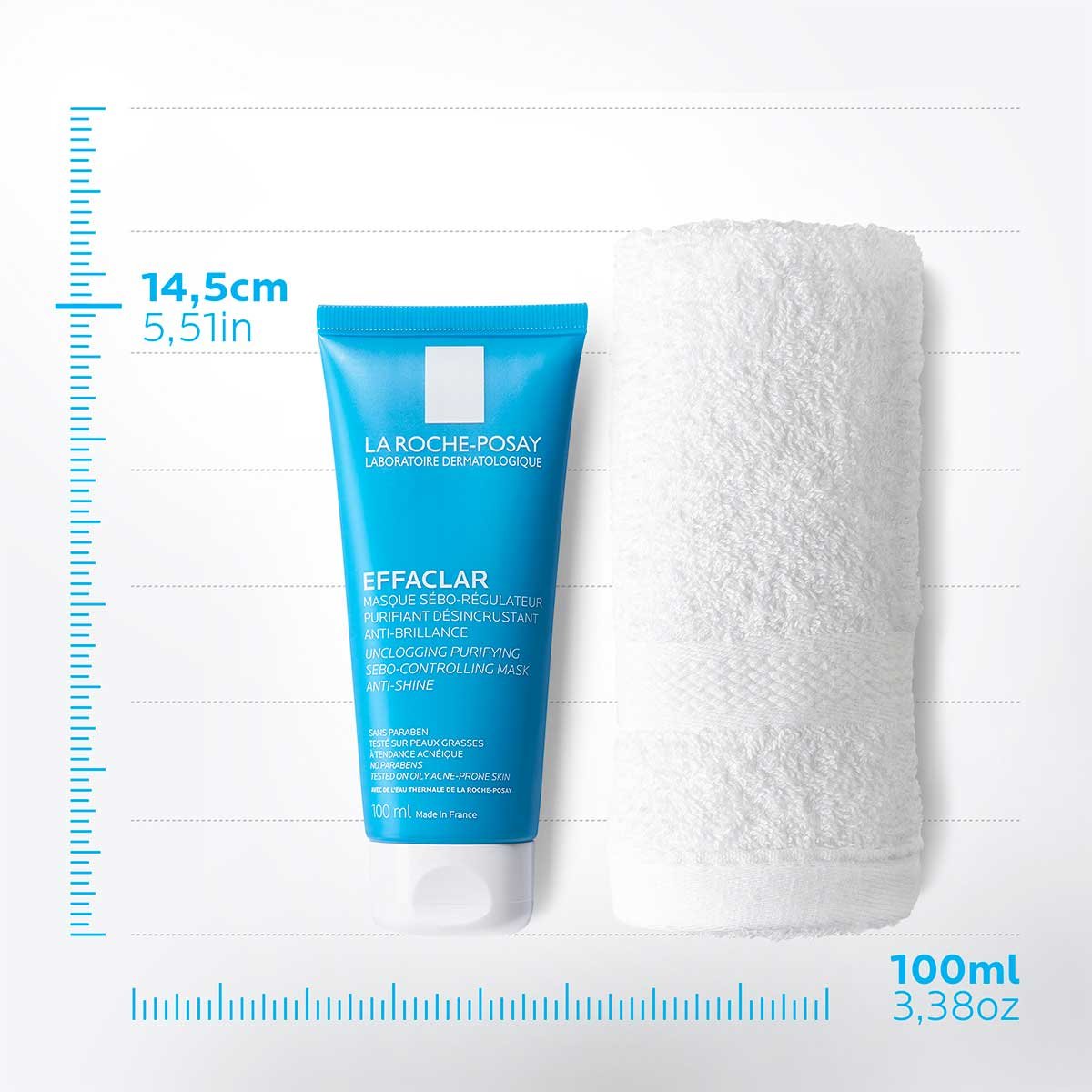 La Roche Posay 產品頁面 粉刺 Effaclar Sebo Controlling MaskEffaclar Sebo Controlling Mask深層控油淨化白泥面膜 100ml 3