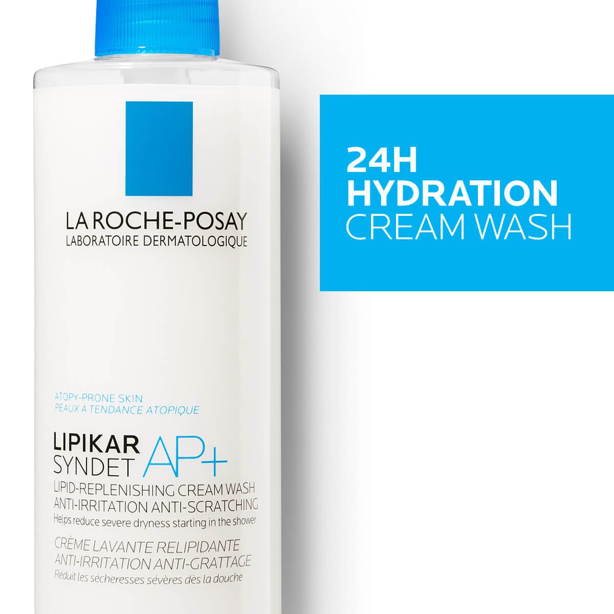 La_Roche_Posay_身體沐浴乳_Lipikar_Syndet_AP+全效抗敏修護沐浴乳（止痕配方）_400ml_補充脂質的沐浴乳